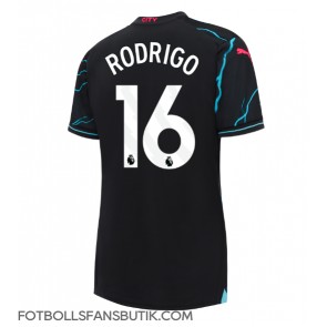 Manchester City Rodri Hernandez #16 Replika Tredje Tröja Damer 2023-24 Kortärmad